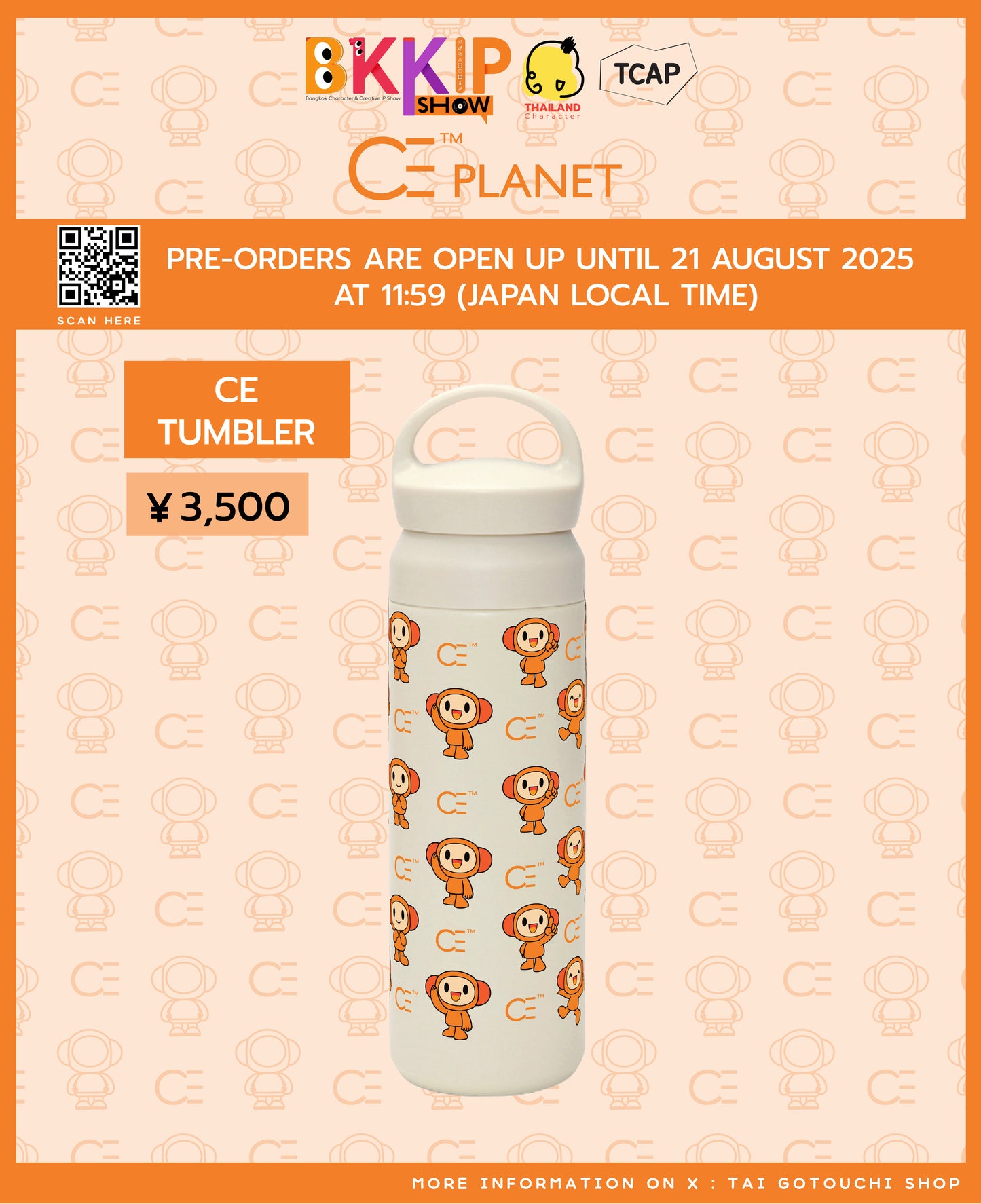 BKKIP-08 CE TUMBLER
