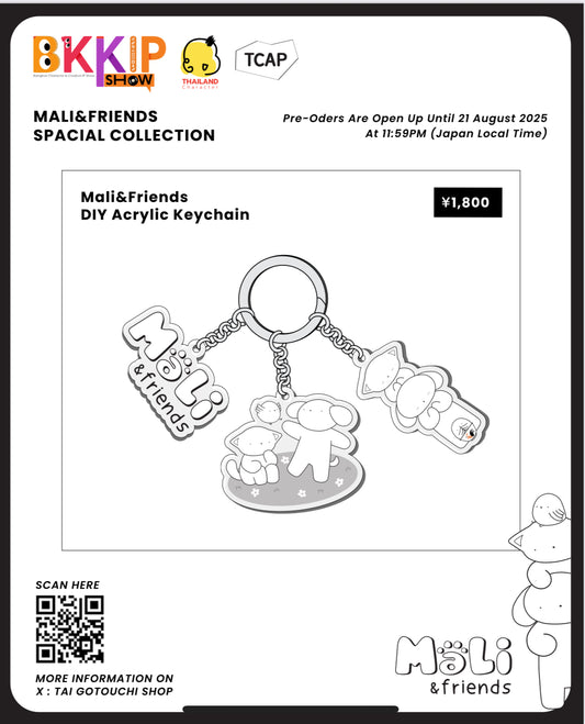 BKKIP-39 MALI&FRIEND DIY ACRYLIC KEYCHAIN