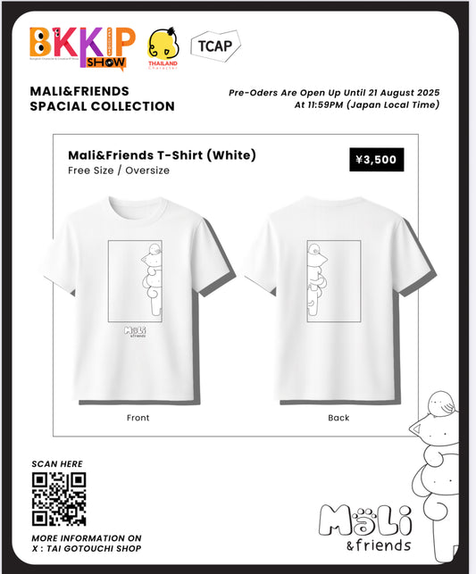 BKKIP-41 MALI&FRIEND OFFICIAL T-SHIRT - WHITE