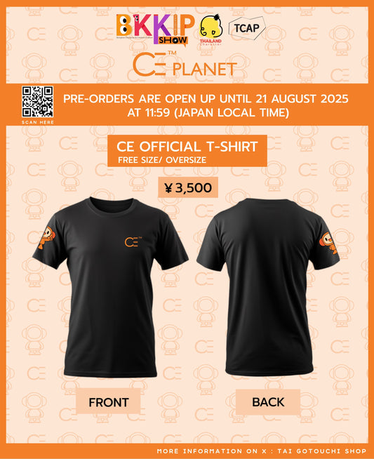 BKKIP-06 CE OFFICIAL T-SHIRT - BLACK