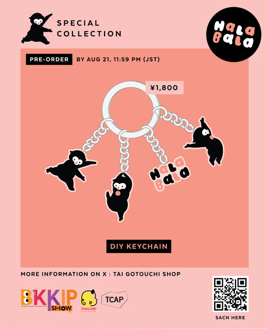 BKKIP-13 HALABALA DIY ACRYLIC KEYCHAIN