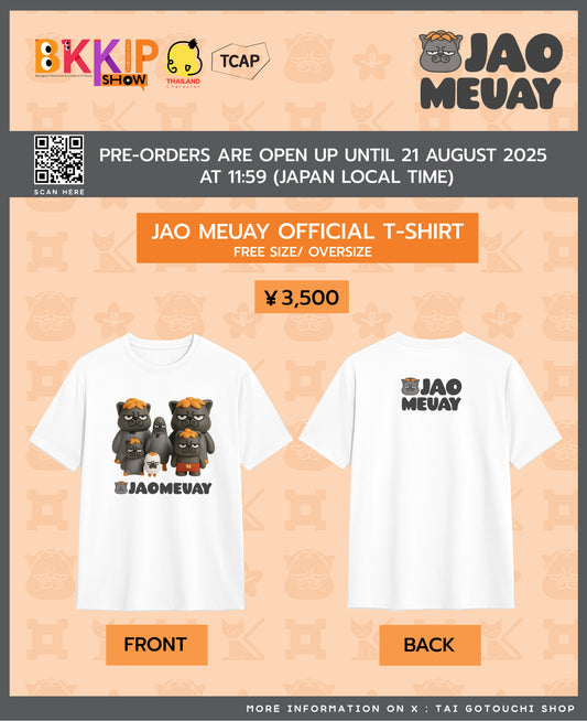 BKKIP-19 JAO MEUAY OFFICIAL T-SHIRT - WHITE