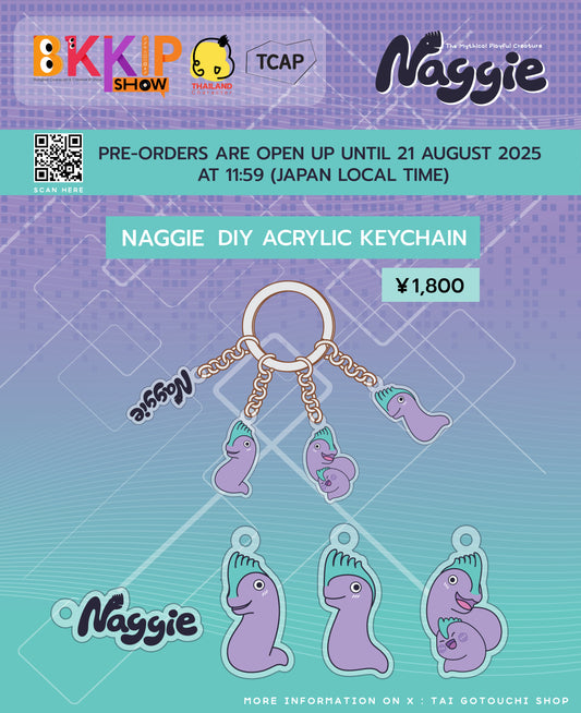 BKKIP-43 NAGGIE DIY ACRYLIC KEYCHAIN