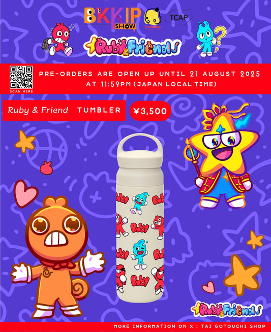 BKKIP-66 RUBY&FRIENDS TUMBLER